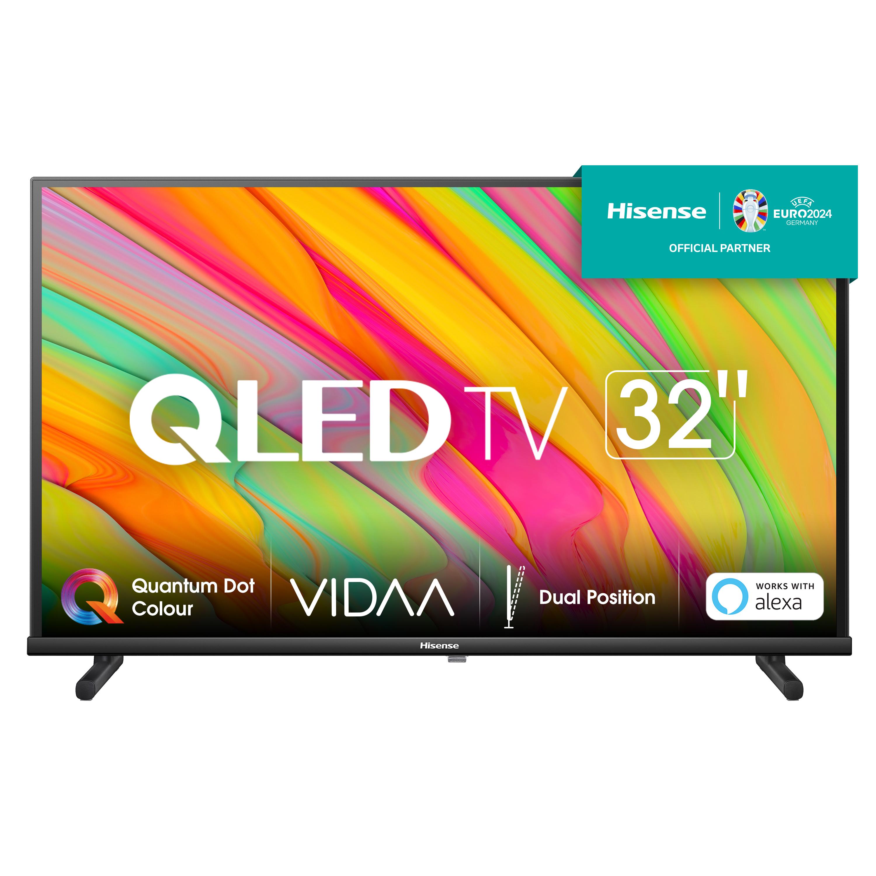 Hisense TV QLED FHD 32 32A5KQ Smart TV Wifi Quantum Dot Colour USB Type-C Stand Reclinabile