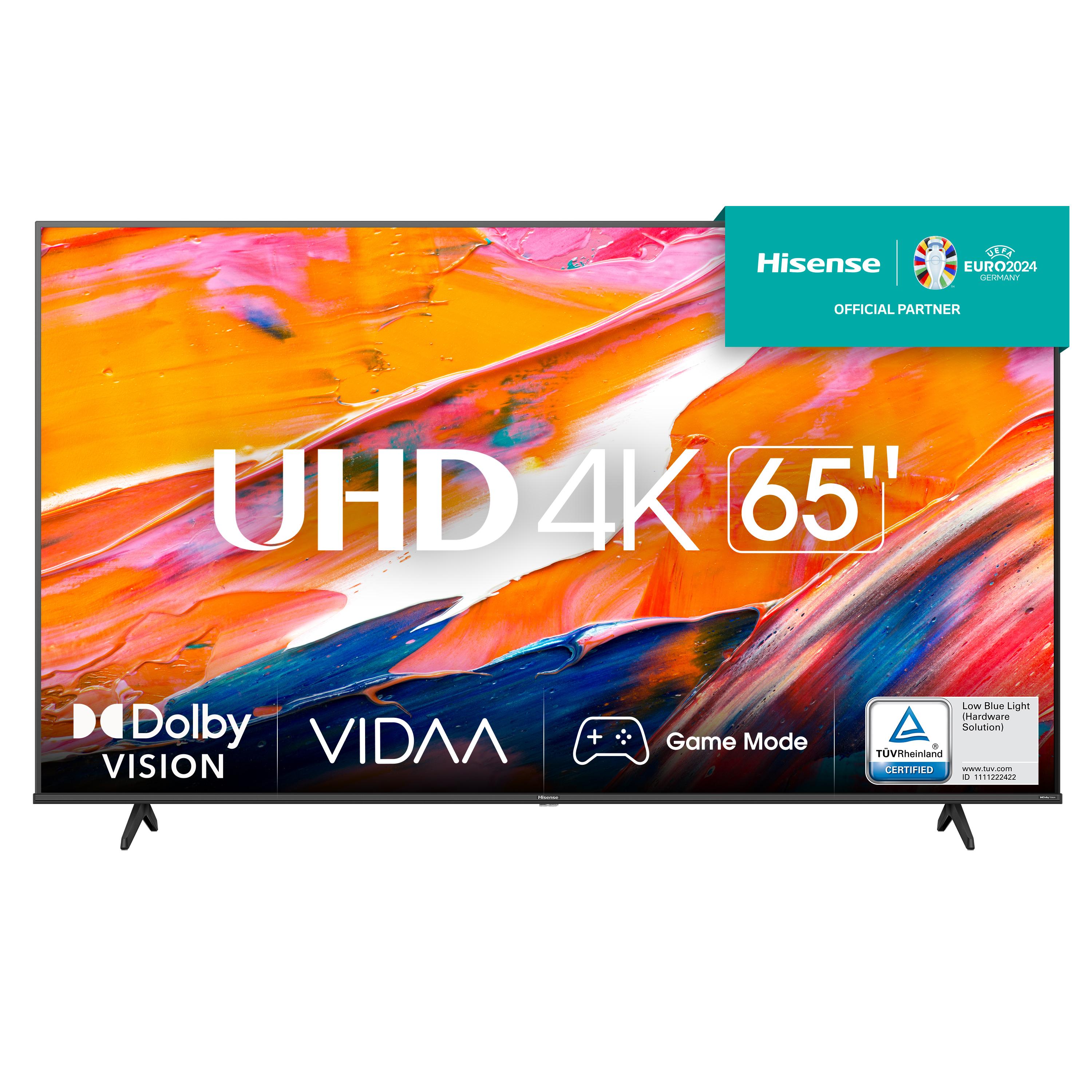 Hisense 65A6K TV 165,1 cm (65") 4K Ultra HD Smart TV Wi-Fi Nero 300 cd/mÃ‚Â²