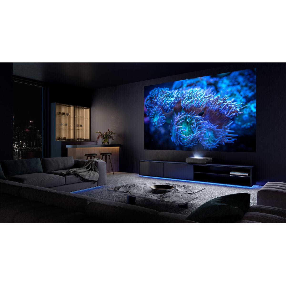 Hisense PL1se Cinema Laser Beamer 2.100 Lumen (4K-UHD, 80-120 pollici 203-305 cm, Dolbyvision, HDR10+, ModalitÃƒÂ  di gioco
