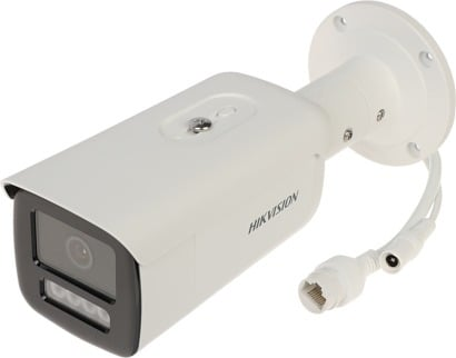 Hikvision DS-2CD2T47G2H-LI(2.8mm)(eF) Luce ibrida intelligente da 4 MP con telecamera di rete bullet fissa ColorVu