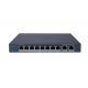 HIKVISION SWITCH L2 SMART MANAGED 8 GIGABIT RJ45 POE PORTS 2 GIGABIT RJ45 PORT 802.3AF/AT POE P
