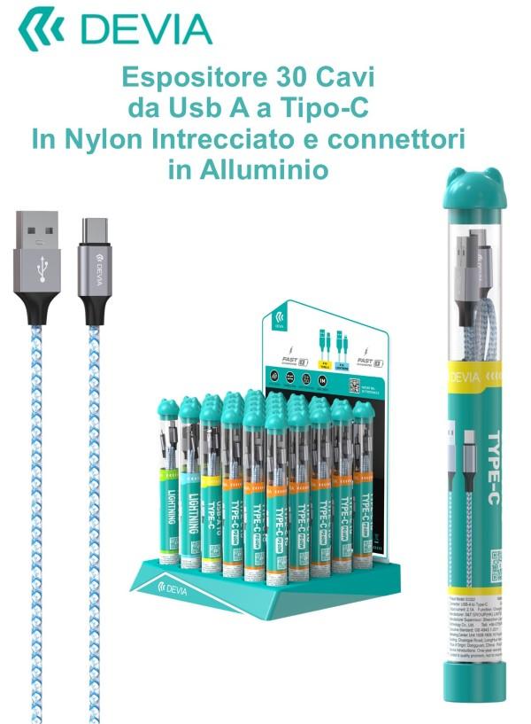 Espositore 30 cavi da Usb-A...