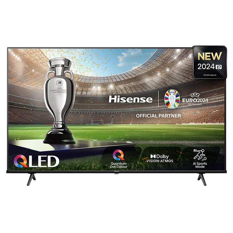 Hisense 50E77NQ TV 127 cm (50") 4K Ultra HD Smart TV Wi-Fi Nero 350 cd/mÂ²