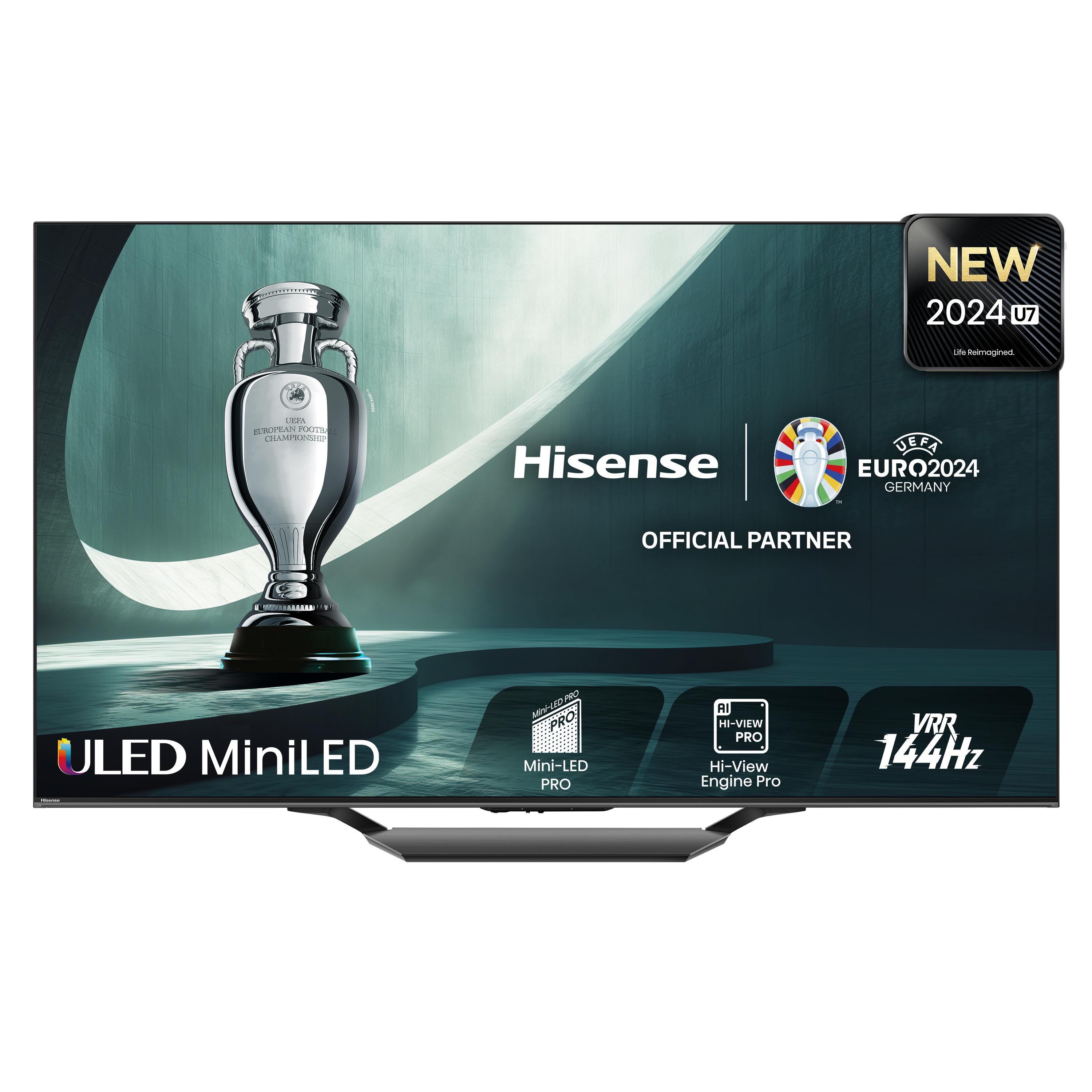 Hisense 65U7NQ TV 165,1 cm (65") 4K Ultra HD Smart TV Wi-Fi Nero 1500 cd/mÃ‚Â²