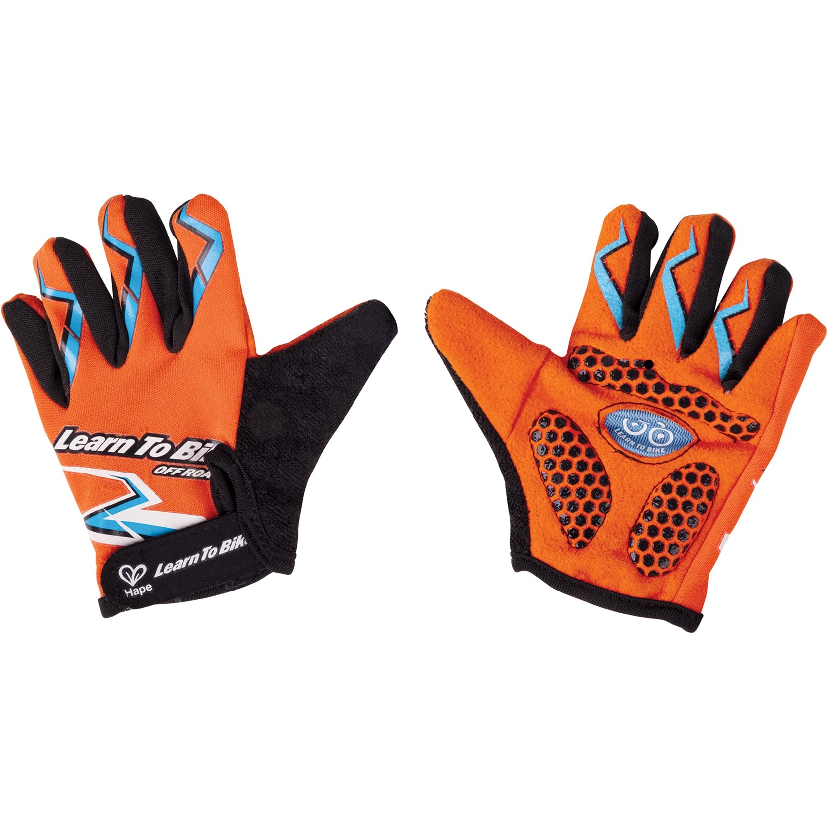 Guanti Cross Racing M arancio nero taglia M