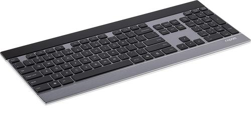 Rapoo E9270P tastiera RF Wireless QWERTZ Tedesco Nero Argento