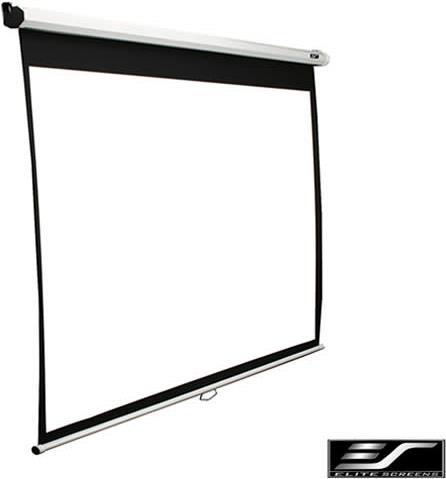 Elite Screens M99UWS1 schermo per proiettore 2,51 m [99] 1:1 Bianco (Elite Screens Manual Series M99UWS1 -)