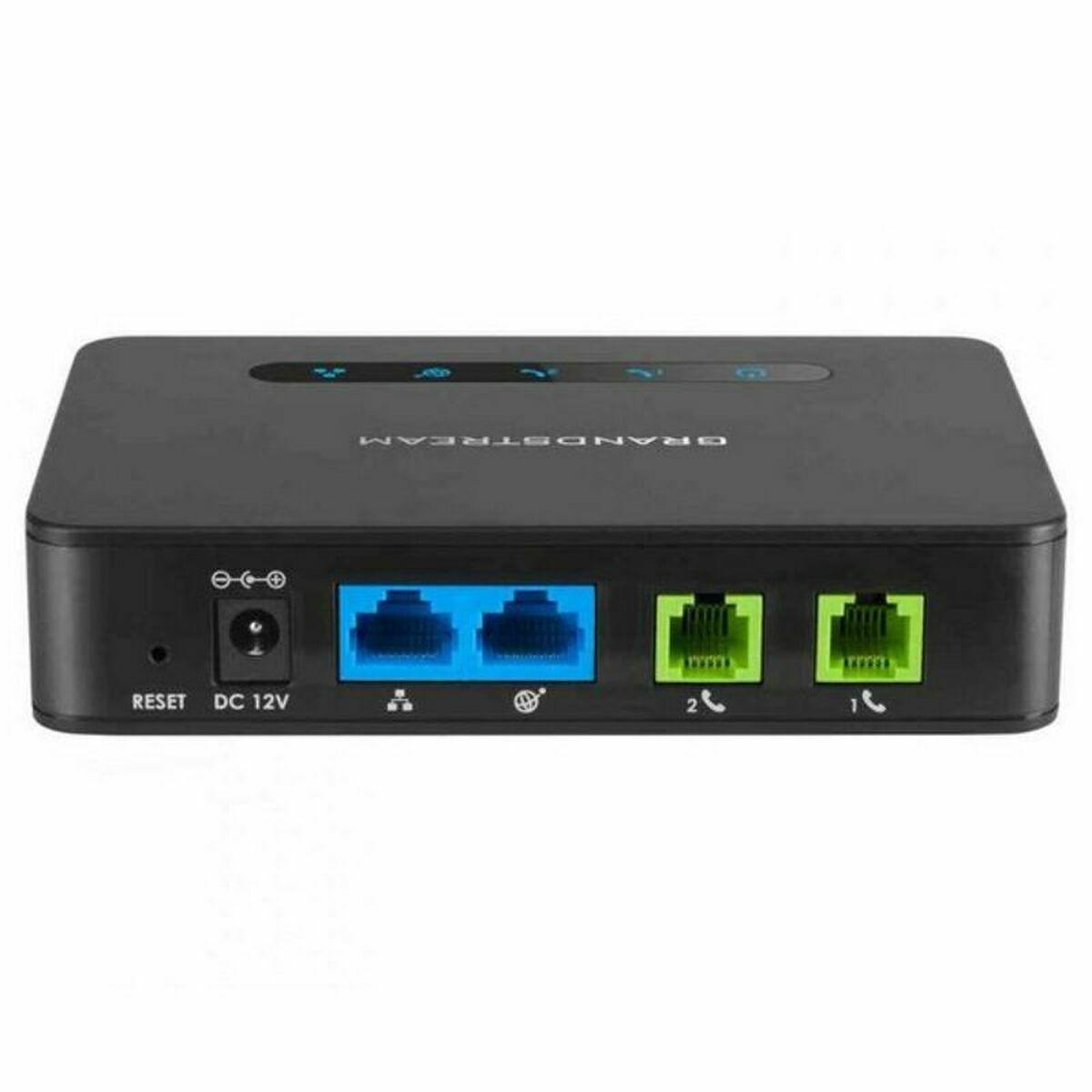• Supports 2 SIP profiles through 2 FXS ports and dual Gigabit ports • Includes a built-in NAT rout