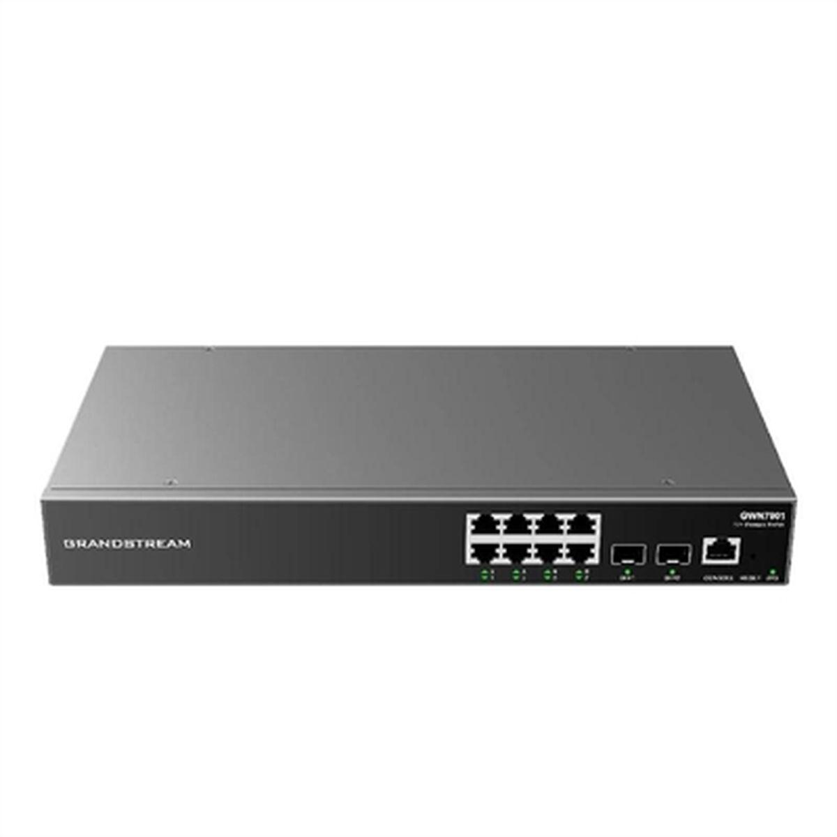 Gigabit Ethernet-Anschlsse 8 Gigabit SFP-Anschlsse 2 PoE-Anschlsse 8 Integrierte Stromversorgung 150W Max. Ausgangsleistung