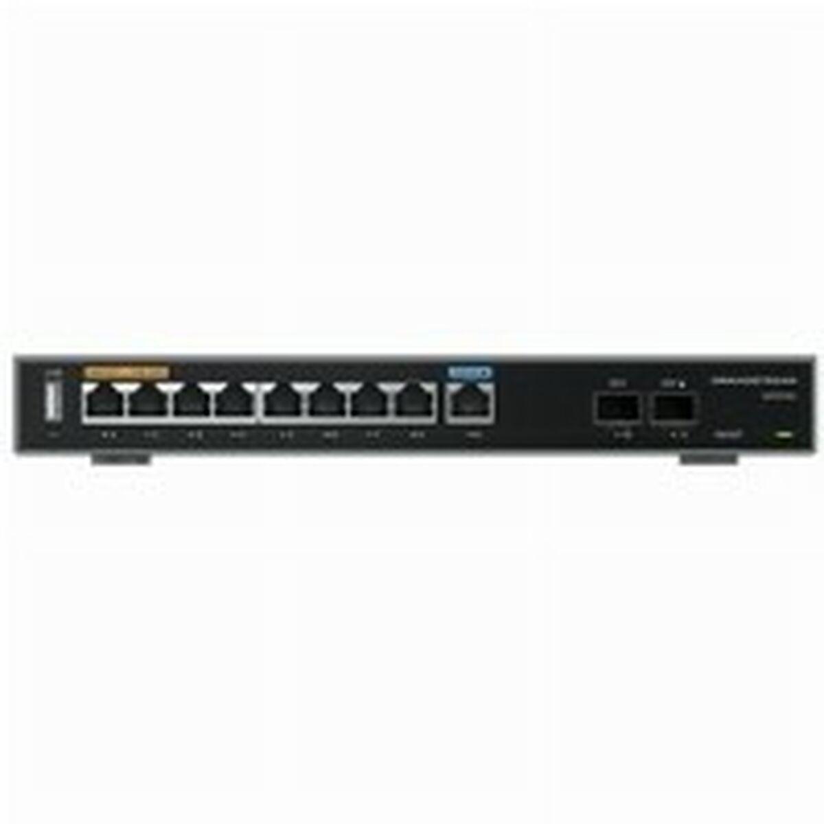 Grandstream GWN7003 - Wired Router, 2x SFP, 9x GbE WAN/LAN, 1x PoE-In, 2x PoE-Out, 2.2Gbps NAT routing, 60K NAT sessions, VPN (