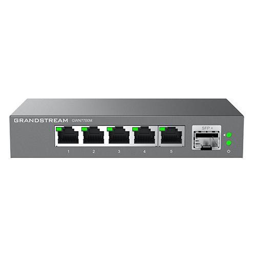 Grandstream Networks GWN7701PA switch di rete Non gestito Gigabit Ethernet [10/100/1000] Nero (Grandstream Gwn7701pa 8Xge POE 1