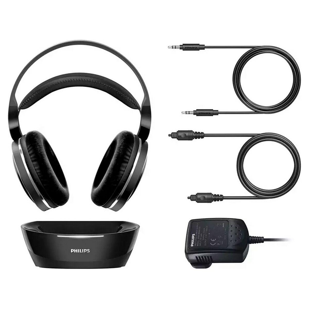 Philips SHD8850/12 cuffia e auricolare Cuffie Wireless A Padiglione MUSICA Nero