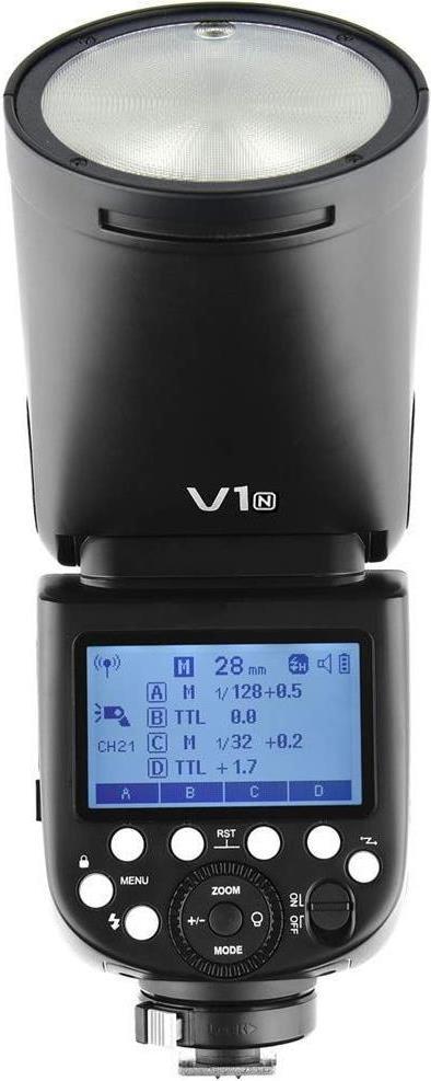 Godox V1-N Blitz hot-shoe-type med klemme