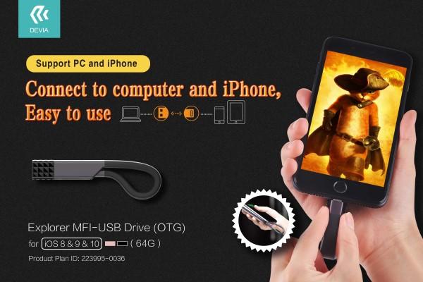 PEN DRIVE 64GB OTG x APPLE CERT MFI 64GB