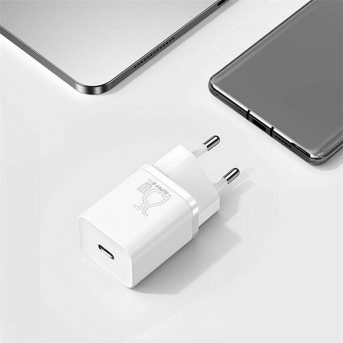 Caricbatterie da Parete Baseus Super Si Bianco 25 W