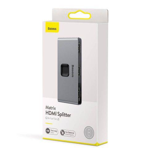 Baseus CAHUB-BC0G ripartitore video HDMI 3x HDMI (Baseus - video-/audioswitch)
