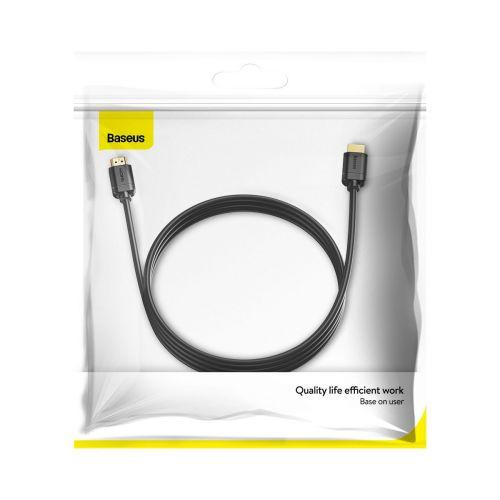 Baseus Cavo 2x HDMI 2.0 4K 60Hz 3D HDR 18Gbps 3m - Juodas (CAKGQ-C01)