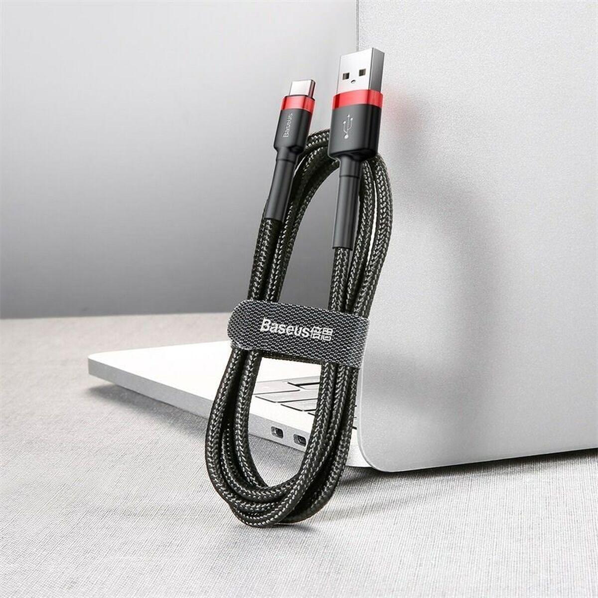 Baseus Cafule cavo USB 2 m USB A USB C Nero Rosso