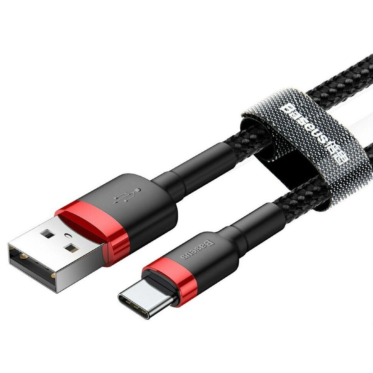 Baseus Cafule cavo USB 2 m USB A USB C Nero Rosso