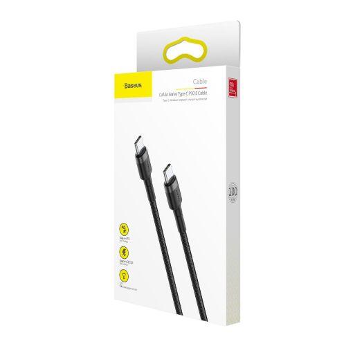 Cavo USB C Baseus Cafule Nero Nero/Grigio 1 m
