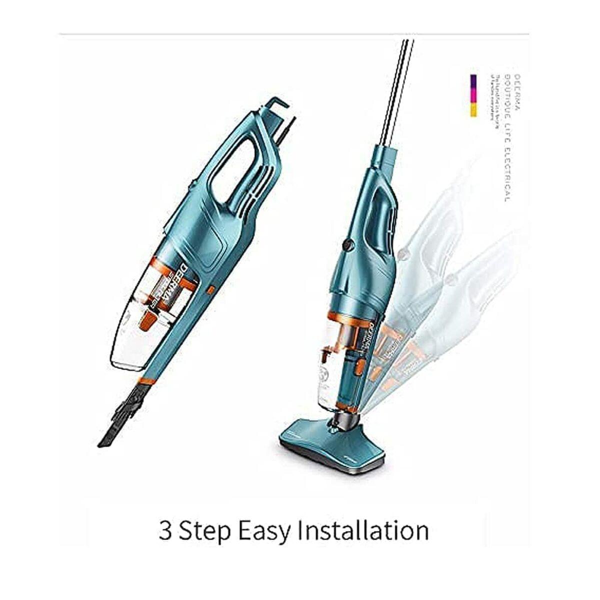 Scopa Elettrica senza Sacchetto Senza Fili Deerma DX900 Con cavo 600 W