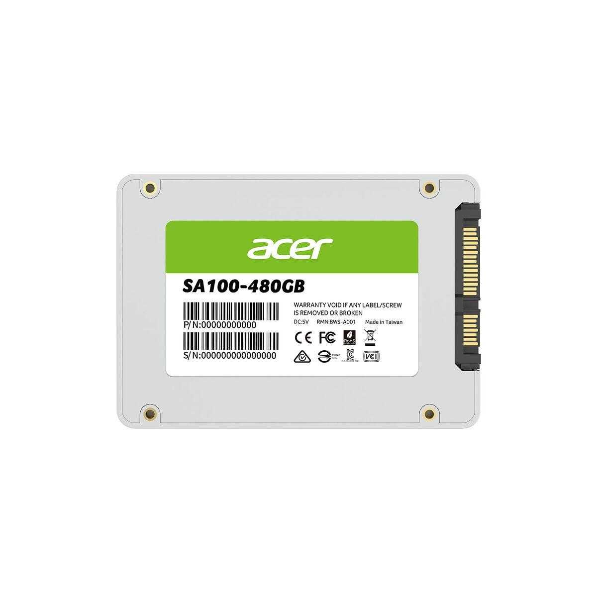 ACER SSD SA100 480Gb SATA 2,5"
