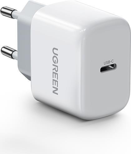 Ugreen Mini USB-C 20W PD Caricatore a parete Eu White (10220)