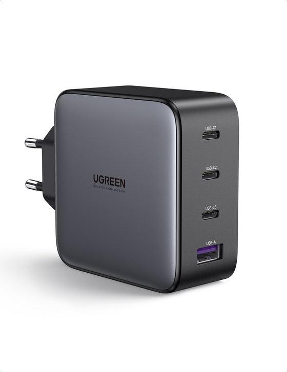 Ugreen 40747 Caricabatterie per dispositivi mobili Universale Nero AC Ricarica rapida Interno