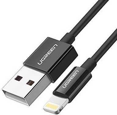Ugreen 80822 US155 Handy Cavo Nero 1 M USB A Lightning (80822)