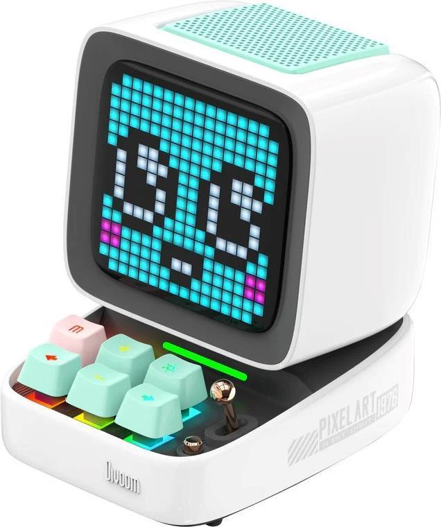 Divoom Ditoo Pro - altoparlante Bluetooth - bianco
