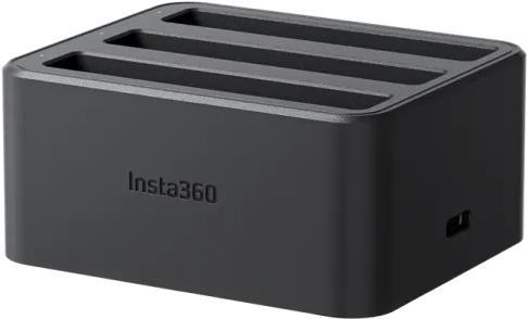 Insta360 CINSBBMJ carica batterie Batteria per telecamera sportiva USB (Insta360 X4 Fast Charge Hub)