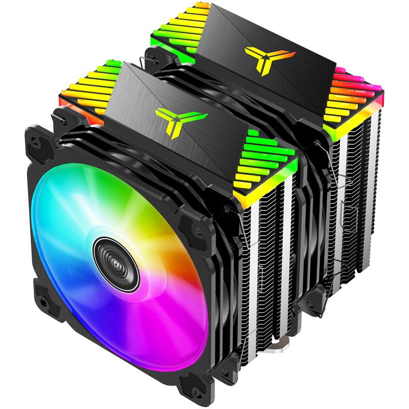 Jonsbo CR-2000GT sistema di raffreddamento per computer Processore Refrigeratore 12 cm Nero 1 pz (Jonsbo CR-2000 GT Dual Fan AR