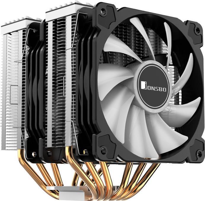 Jonsbo CR-2000GT sistema di raffreddamento per computer Processore Refrigeratore 12 cm Nero 1 pz (Jonsbo CR-2000 GT Dual Fan AR