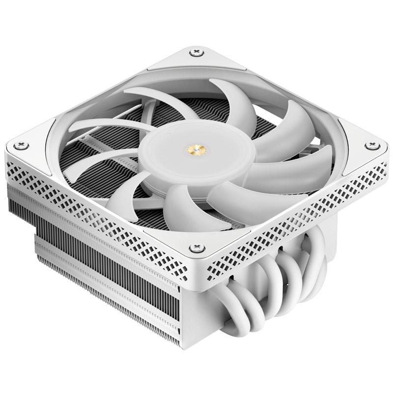 Jonsbo HX6200D Processore Raffreddatore d'aria 12 cm Bianco 1 pz (Jonsbo HX6200D Low-Profile Down Draft aRGB CPU Air Cooler)