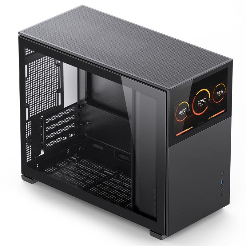Custodia Jonsbo D31 Screen mATX vetro temperato - nero (D31 STD BLACK SC)