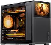 Jonsbo D31 MESH Schermo custodia mATX vetro temperato - nero (D31 MESH BLACK SC)