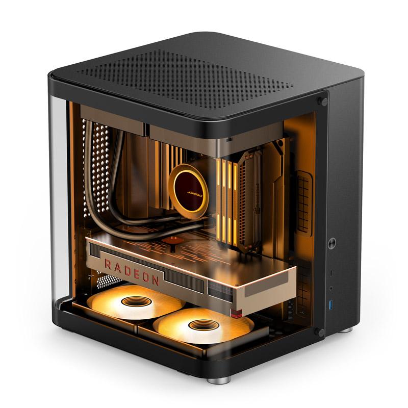 Jonsbo TK-1 2.0 Mini Tower Nero (Jonsbo TK-1 2.0 Micro-ATX Case Tempered Glass - Black)