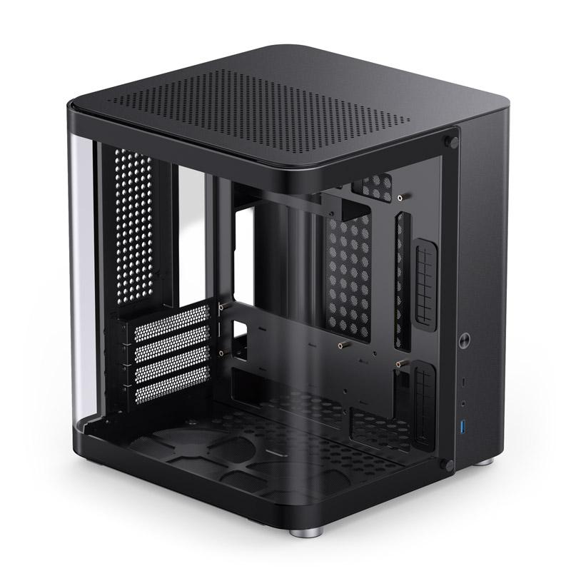 Jonsbo TK-1 2.0 Mini Tower Nero (Jonsbo TK-1 2.0 Micro-ATX Case Tempered Glass - Black)