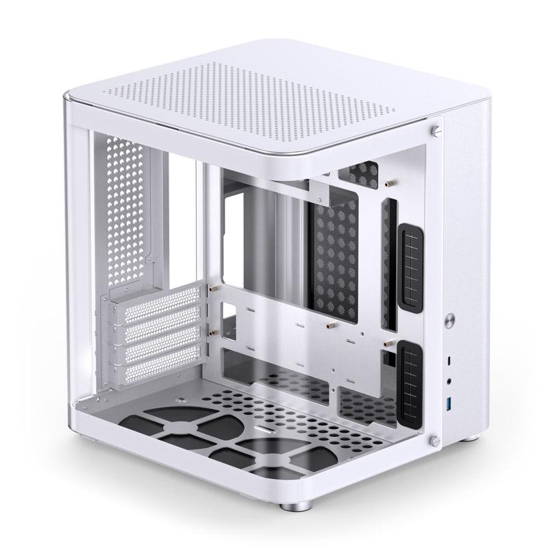 Jonsbo TK-1 2.0 Mini Tower Bianco (Jonsbo TK-1 2.0 Micro-ATX Case Tempered Glass - White)