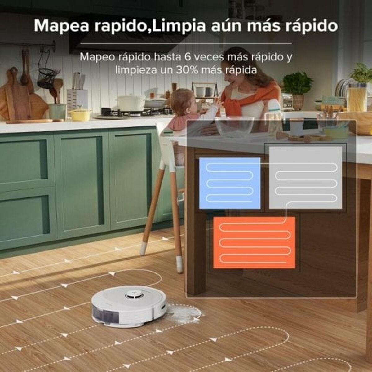 Roborock Q8 MAX aspirapolvere robot con funzione di pulizia bianco