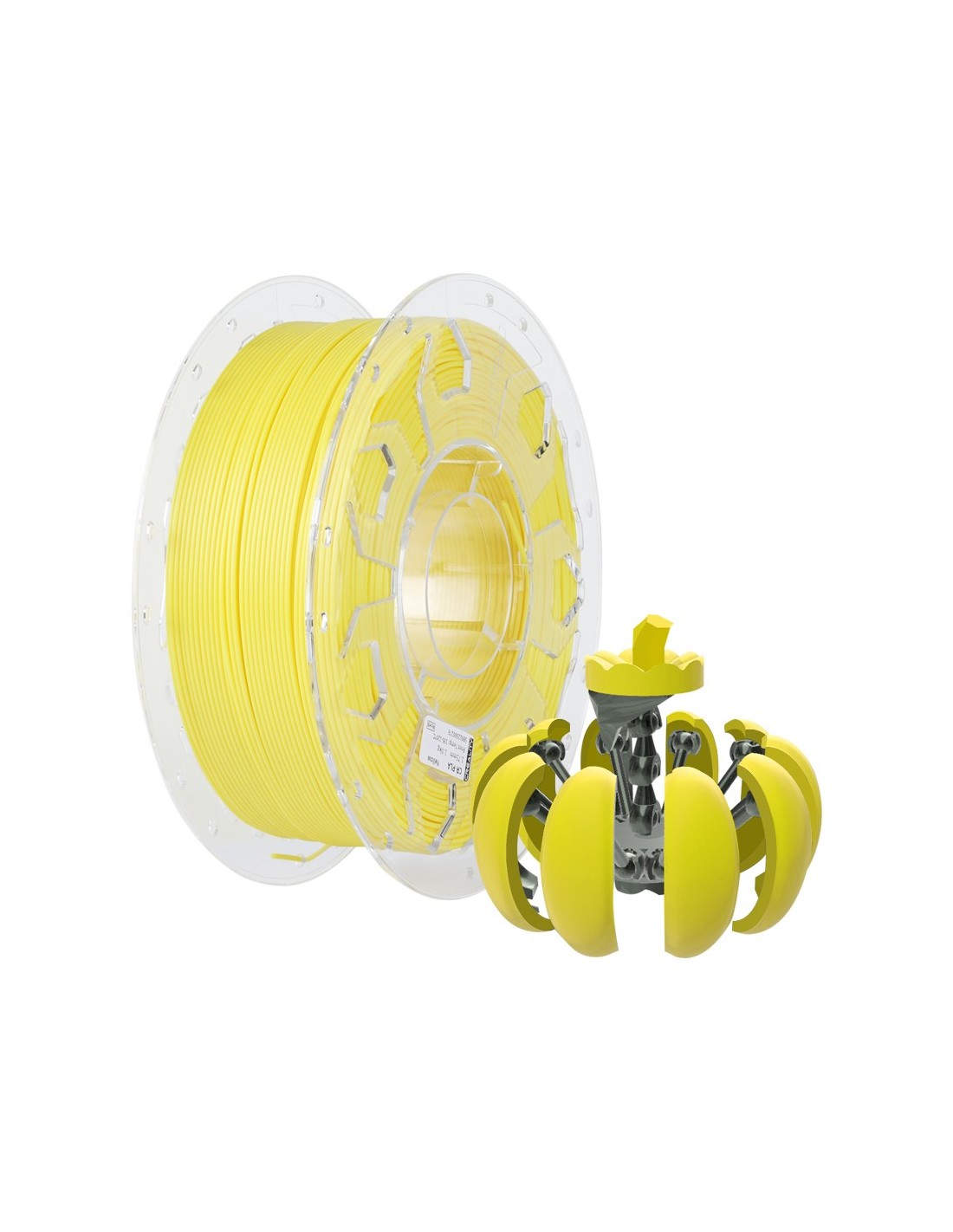 Filamento CR-PLA giallo Cartuccia 3D gialla 1 kg 1,75 mm su rotolo