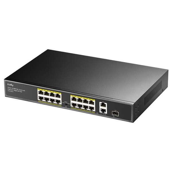 Cudy FS1018PS1 Switch Gigabit a 16 porte 10/100 Mbit con 2GbE e 1 porta SFP