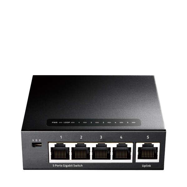 Switch Cudy GS105 5 porte Gigabit adattive 10/100/1000 Mbps