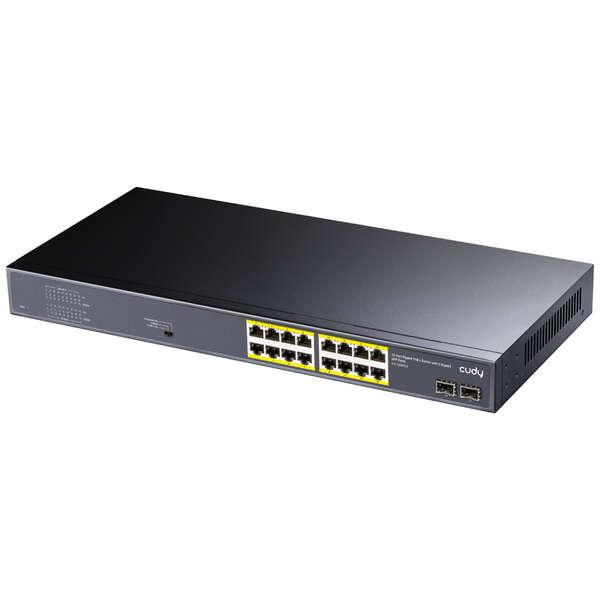 SWITCH 18P RJ45 POE+ 2P GIGABIT SFP 200W POWER SUPPLY DEFAULT/VLAN/EXT