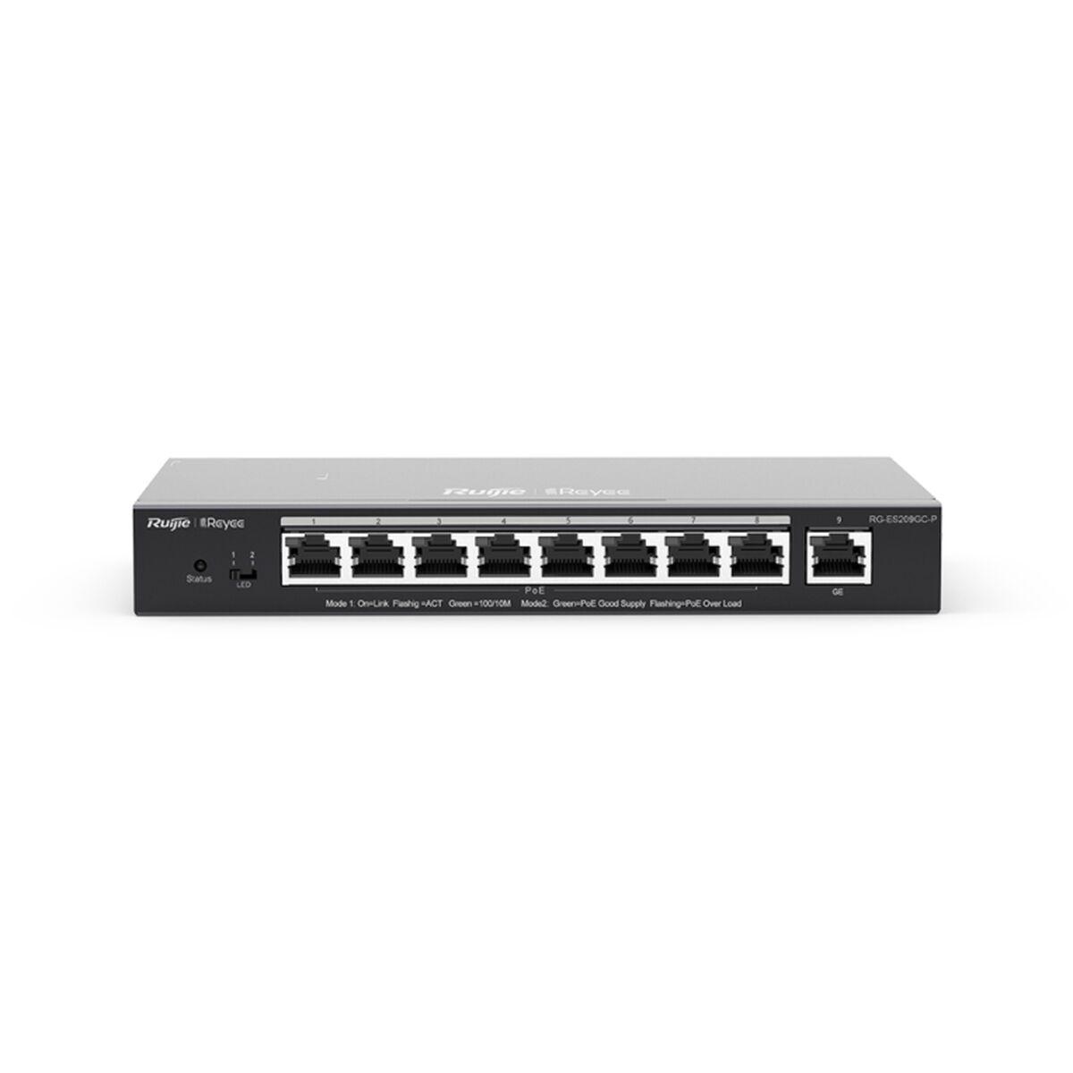 Switch Ruijie 9xGb RJ45 (8 PoE/POE+) 120 W Acciaio