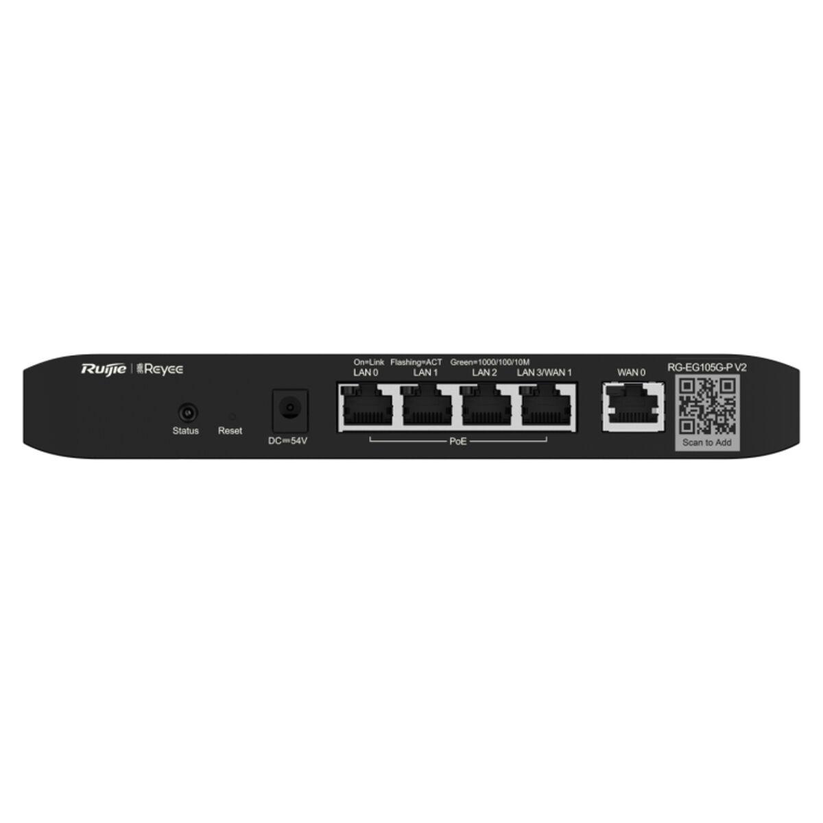 Router cloud Reyee 5xGbE (4 PoE/POE+) 54W 2xWAN