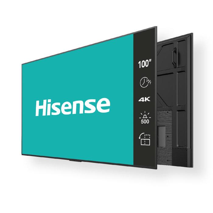 Hisense 100BM66D visualizzatore di messaggi 254 m 100 LED Wi-Fi 500 cd/m 4K Ultra HD Nero 24/7 (Hisense 100BM66D 100' Digital S
