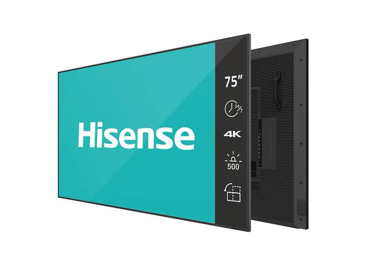 Hisense 75DM66D visualizzatore di messaggi 1905 cm 75 LED Wi-Fi 500 cd/m 4K Ultra HD Nero Processore integrato Android 11 24/7