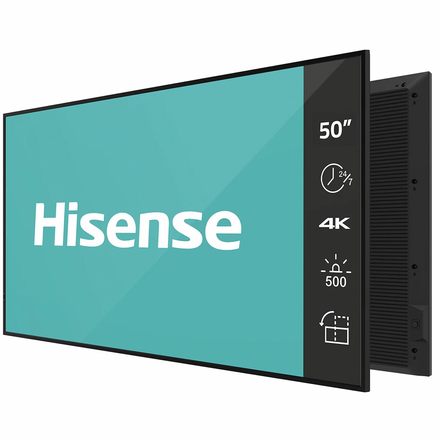 Hisense 50DM66D visualizzatore di messaggi 127 cm 50 Wi-Fi 500 cd/m 4K Ultra HD Nero Processore integrato Android 11 (Hisense 5