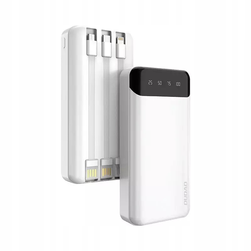 Power bank Dudao K6 Pro+ 20000 mAh Bialo-czarny